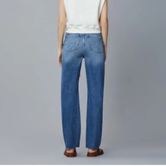 DL1961 NWT SZ 30 Emilee straight DL Vintage ultra‎ high rise Bedford blue jeans - Picture 2 of 16